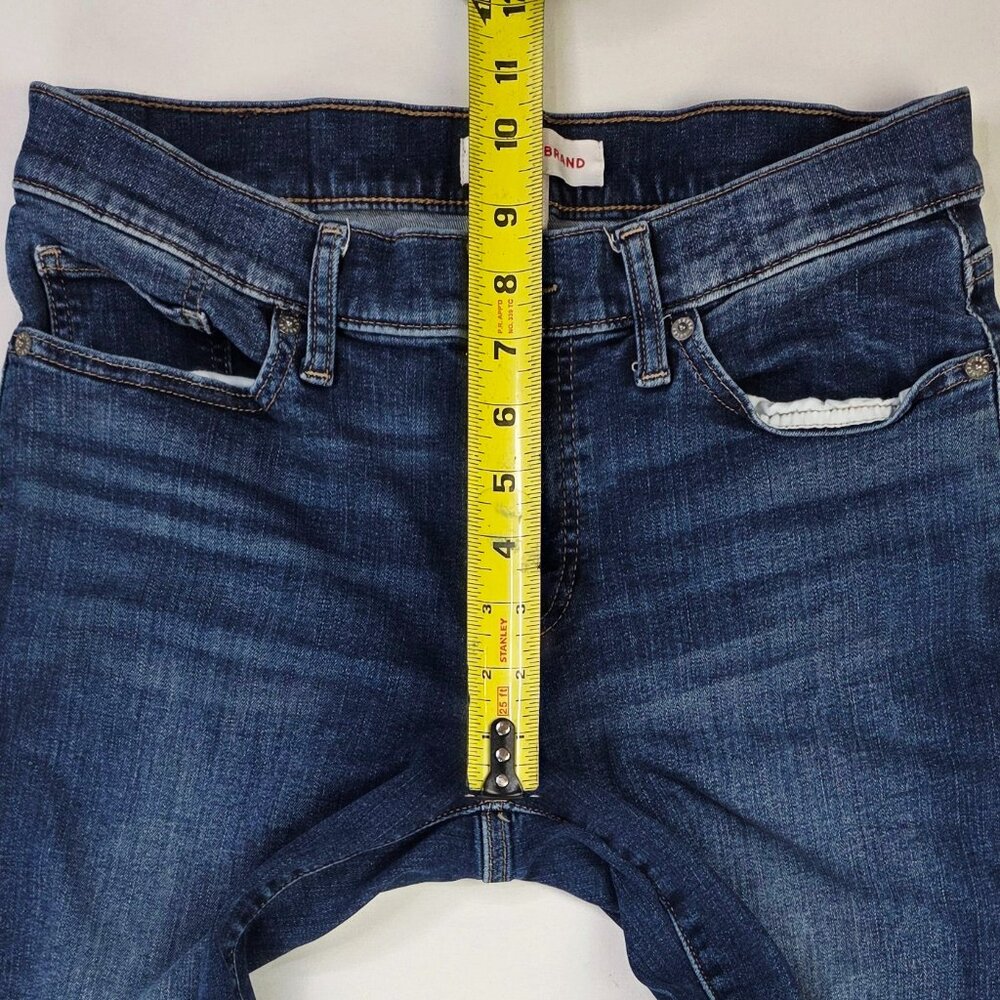 Lucky Brand Sweet Mid Rise Straight 29X32 Womens Size 8/29 Blue Denim Logo Jeans - Picture 3 of 14